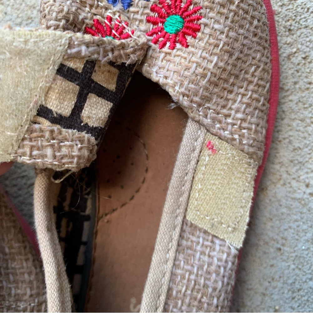 Toms Baby Embroidered Shoes Size 7 - Picture 9 of 9